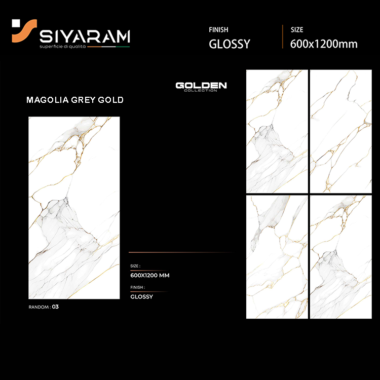 Mangolia Grey Gold Siyaram