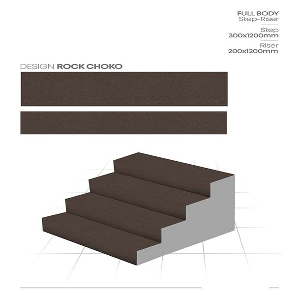 Step & Riser - Rock Choco