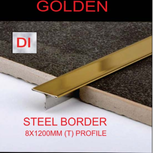 Profile-golden Steel Border